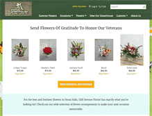 Tablet Screenshot of cliffaveflorist.com